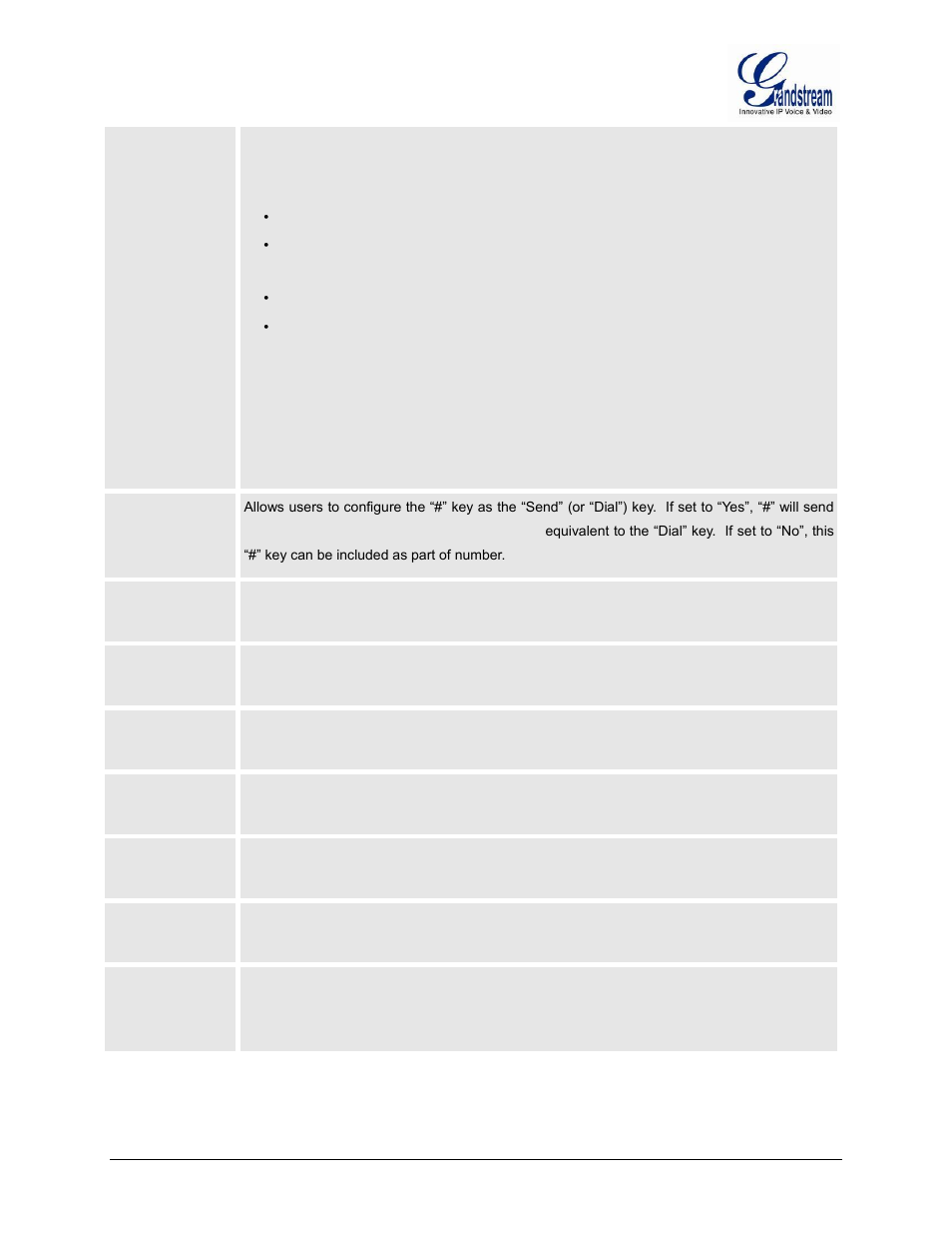 Grandstream GXW42xx User Manual User Manual | Page 52 / 64