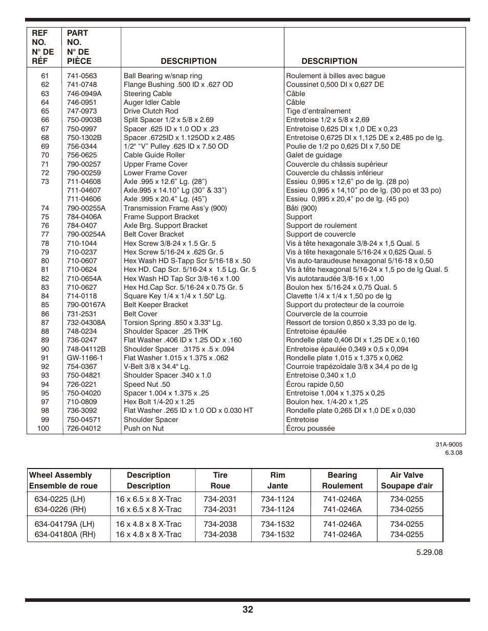 Cub Cadet OEM-390-679 User Manual | Page 32 / 56