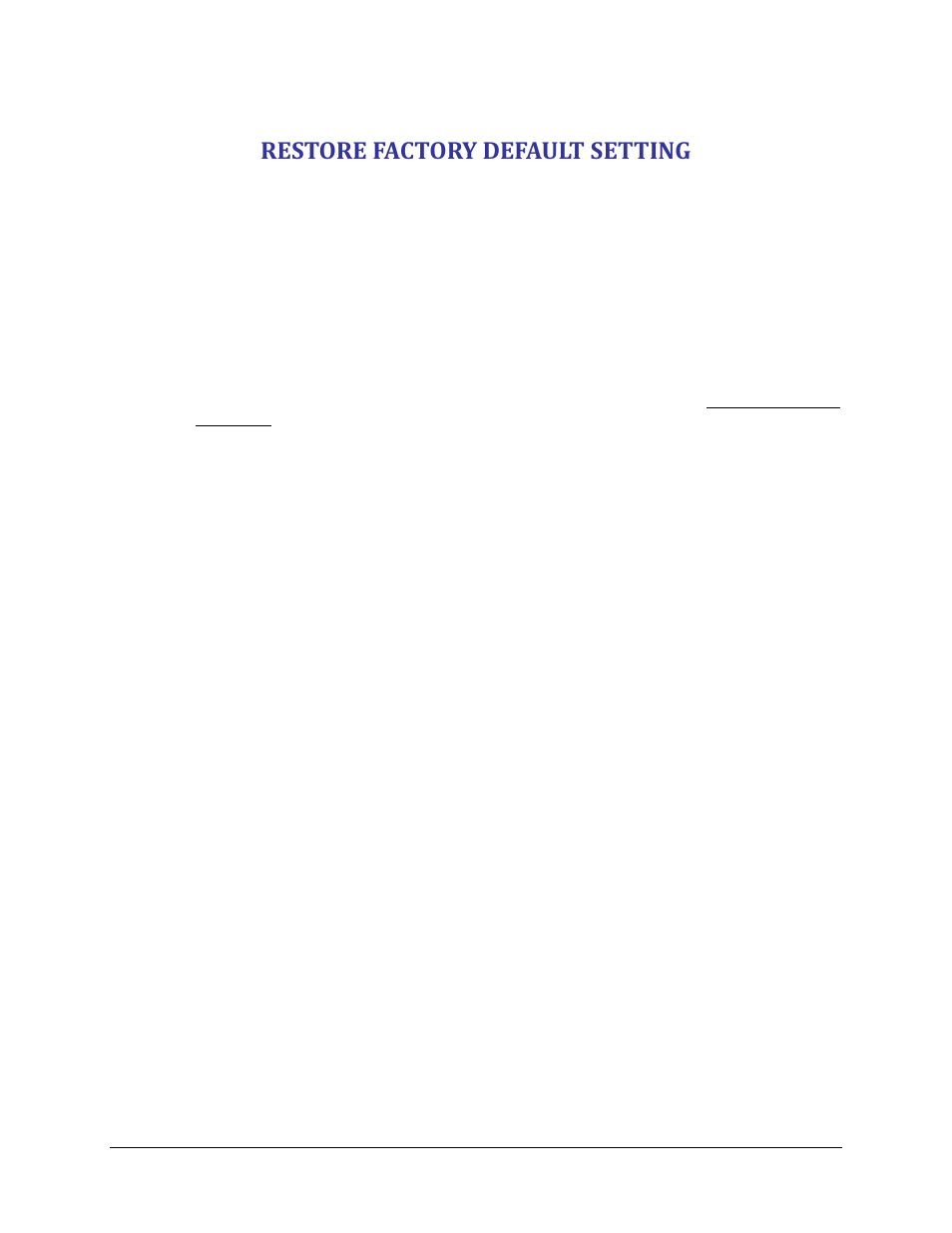 Restore factory default setting | Grandstream GXW410x User Manual User Manual | Page 30 / 32