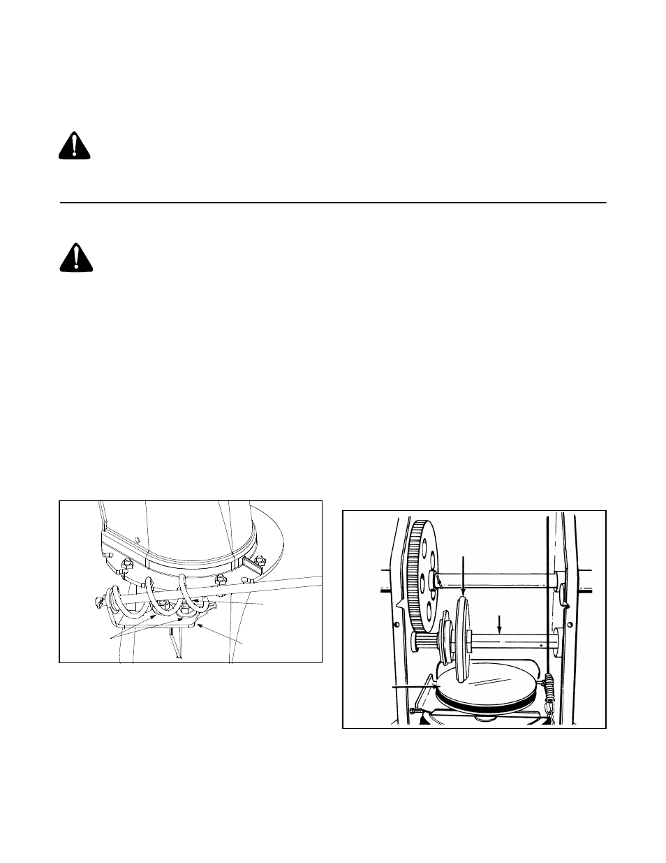 Operating tips, Chute assembly adjustment, Skid shoe adjustment | Auger control adjustment, Traction control adjustment | Cub Cadet 724WE User Manual | Page 11 / 28