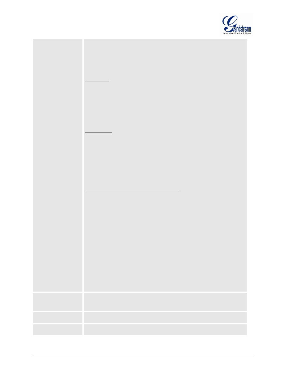 Request uri routing id | Grandstream GXW400x User Manual User Manual | Page 44 / 62