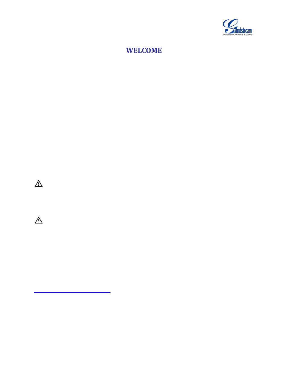 Welcome | Grandstream UCM6100 User Manual for 1.0.9.25 User Manual | Page 26 / 306