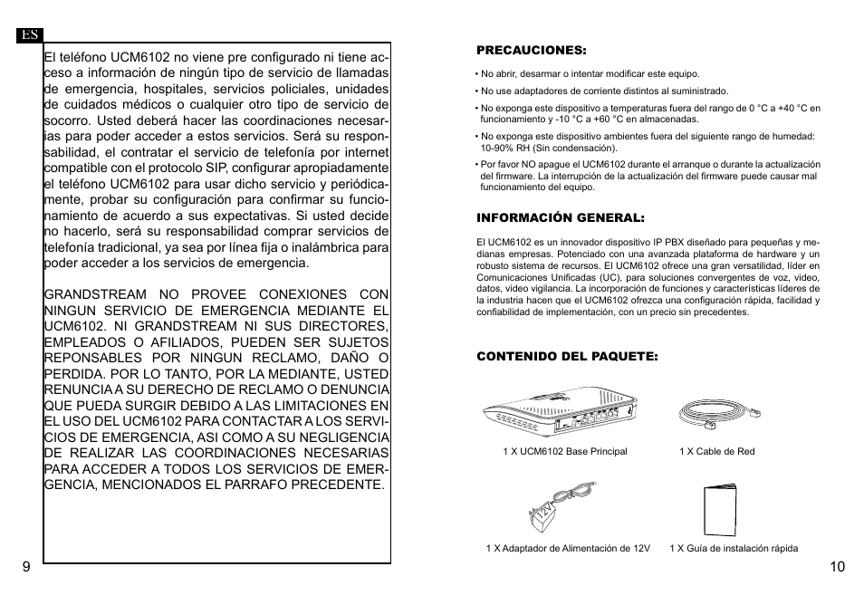 Grandstream UCM6102 Quick Installation Guide User Manual | Page 7 / 16