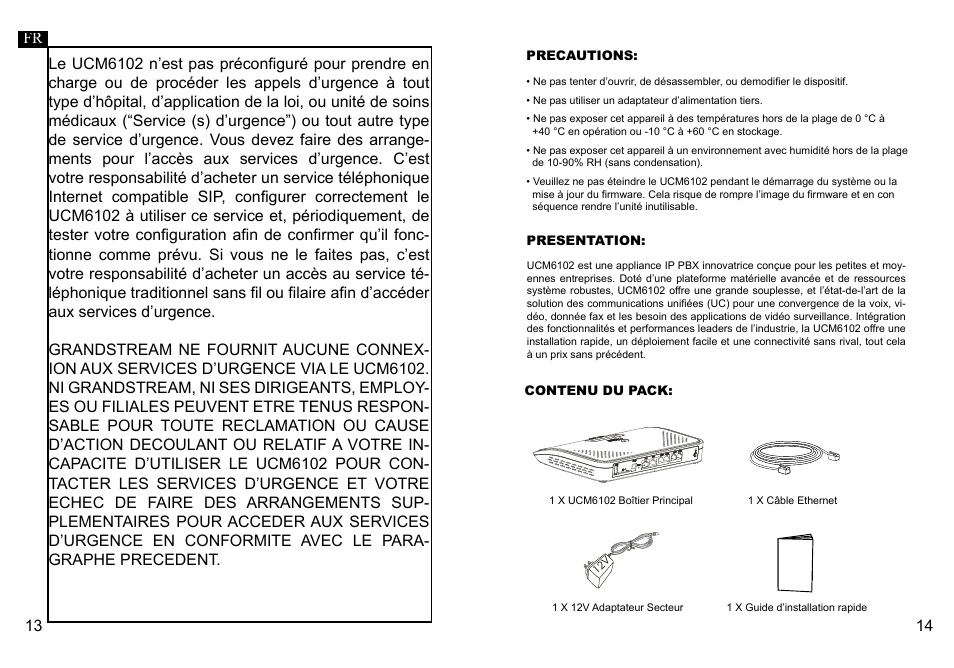 Grandstream UCM6102 Quick Installation Guide User Manual | Page 9 / 16