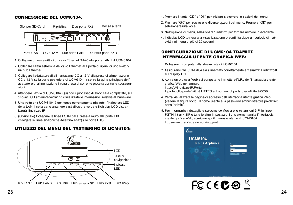 Grandstream UCM6104 Quick Installation Guide User Manual | Page 14 / 16