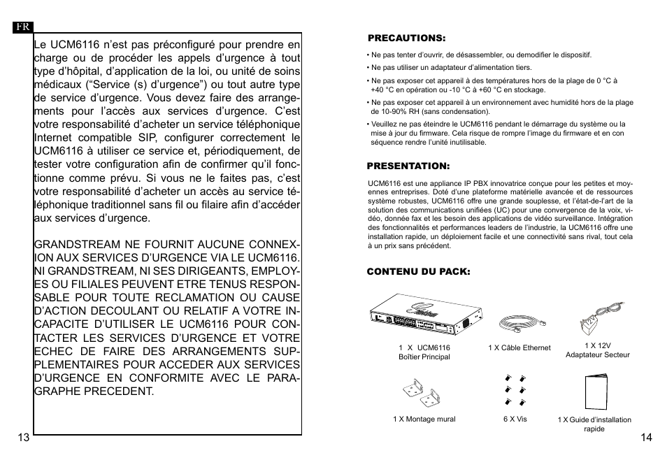 Grandstream UCM6116 Quick Installation Guide User Manual | Page 9 / 16