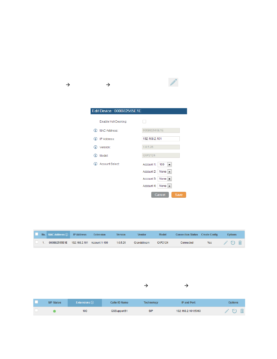 Extension assignment | Grandstream UCM6100 series Initial Setup Guide User Manual | Page 11 / 21