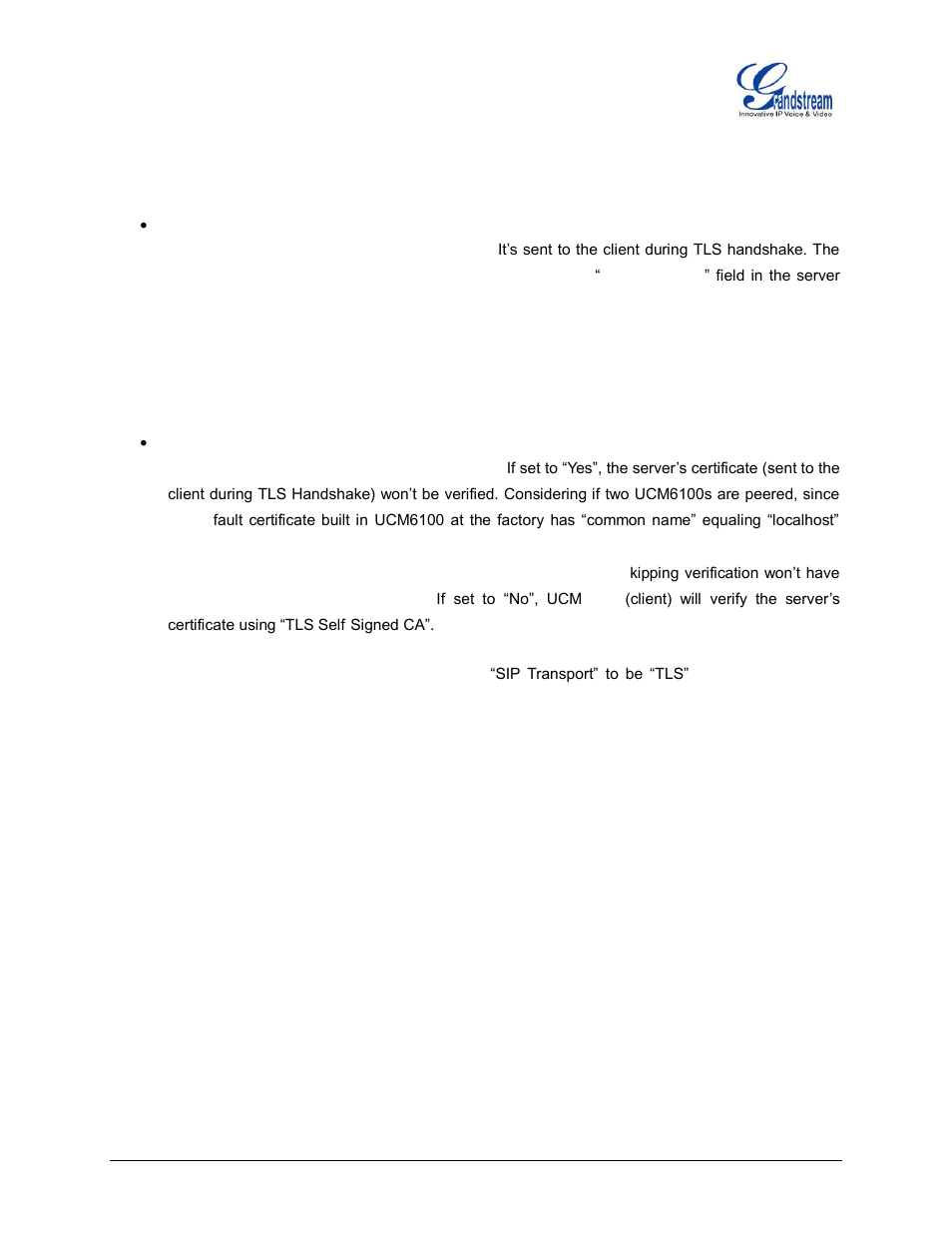 Grandstream UCM6100 Security Manual User Manual | Page 16 / 24