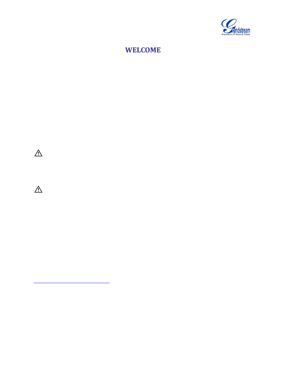 Welcome | Grandstream UCM6510 User Manual User Manual | Page 20 / 314