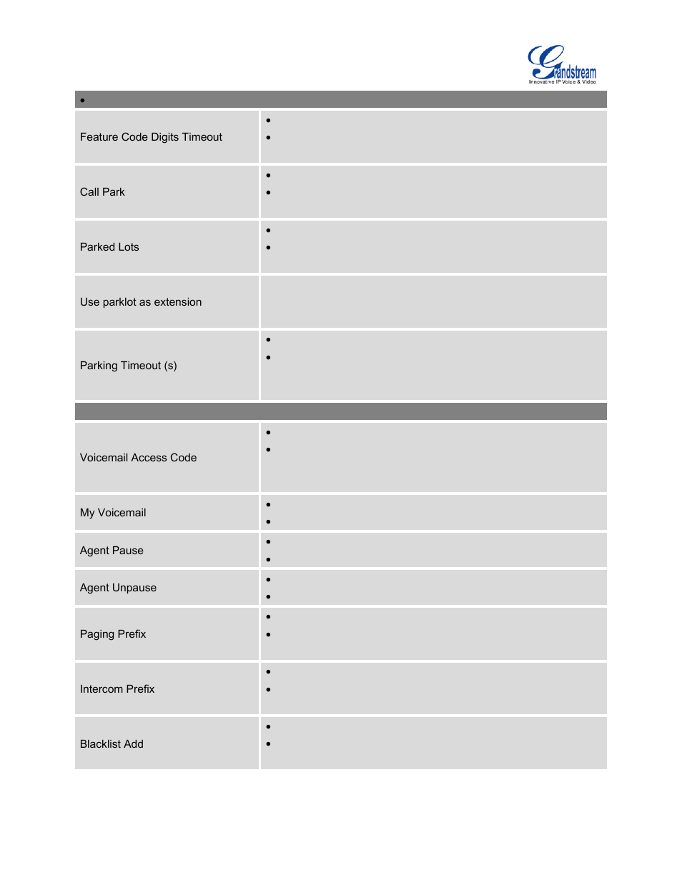 Grandstream UCM6510 User Manual User Manual | Page 252 / 314