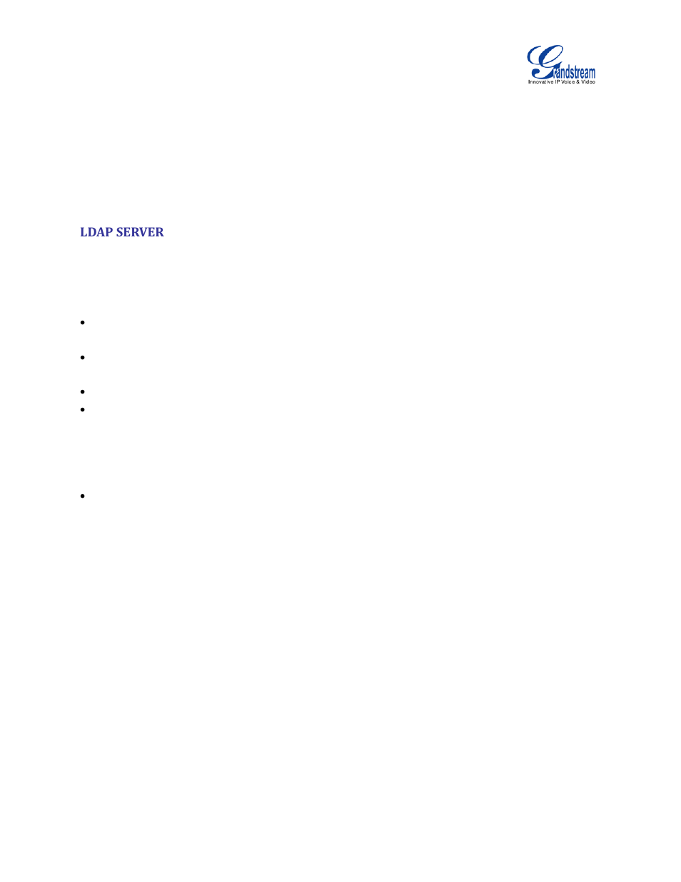 Ldap server | Grandstream UCM6510 User Manual User Manual | Page 62 / 314