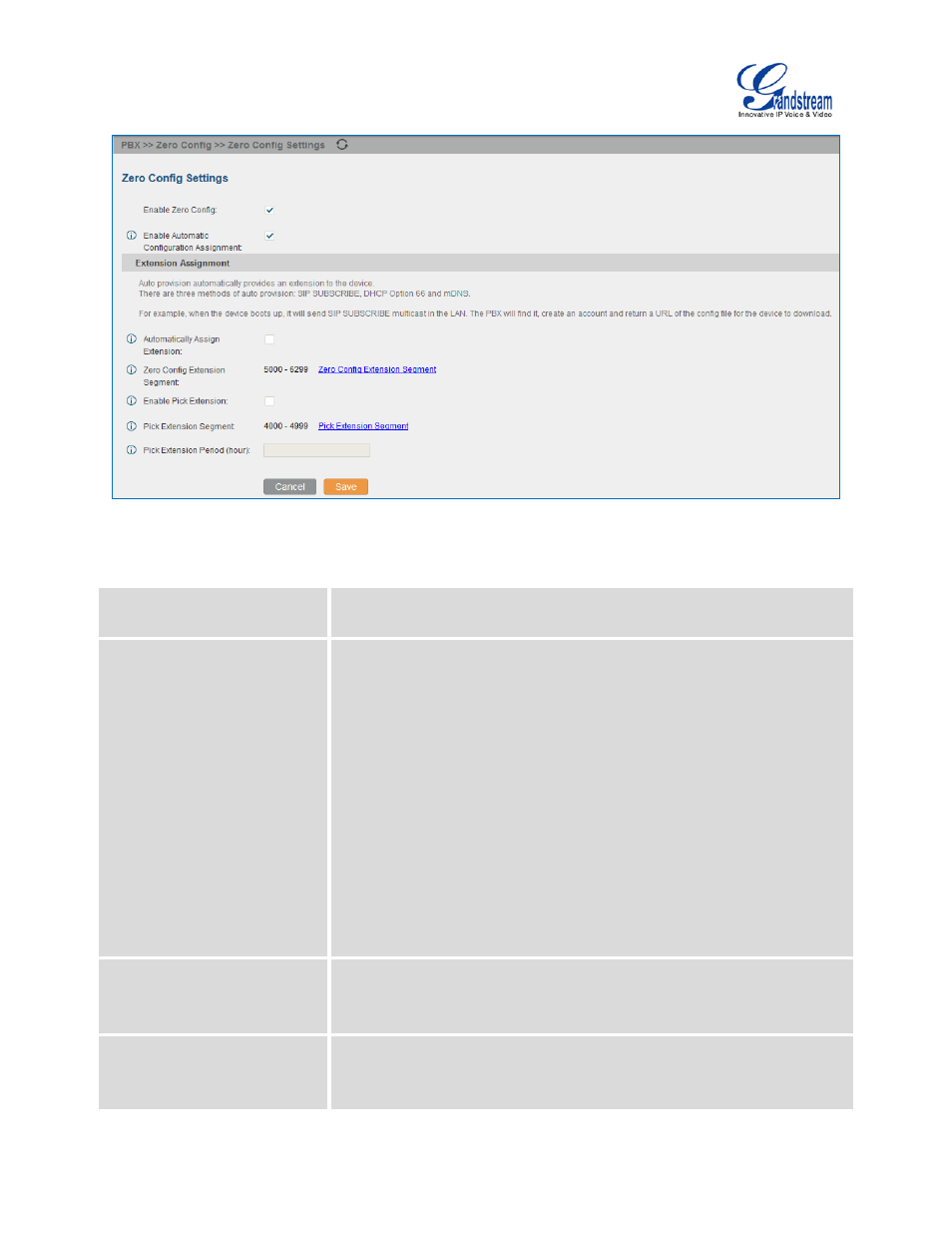 Table 22: auto provision settings, Figure 55: auto provision settings | Grandstream UCM6510 User Manual User Manual | Page 85 / 314