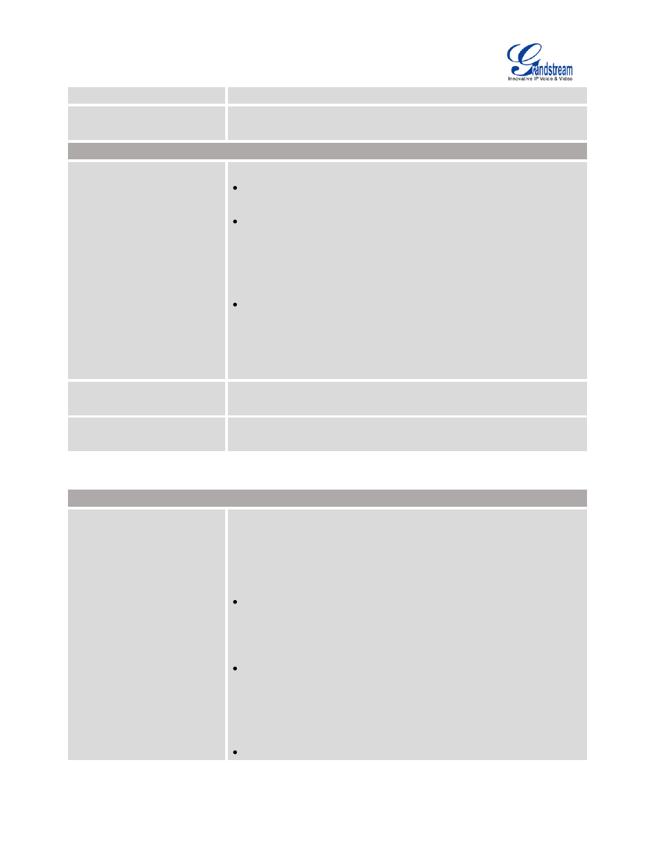 Table 26: global policy parameters - maintenance, Table 26: global policy, Parameters - maintenance | Grandstream UCM6510 User Manual User Manual | Page 91 / 314