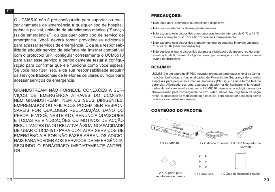 Grandstream UCM6510 Quick Installation Guide User Manual | Page 17 / 20