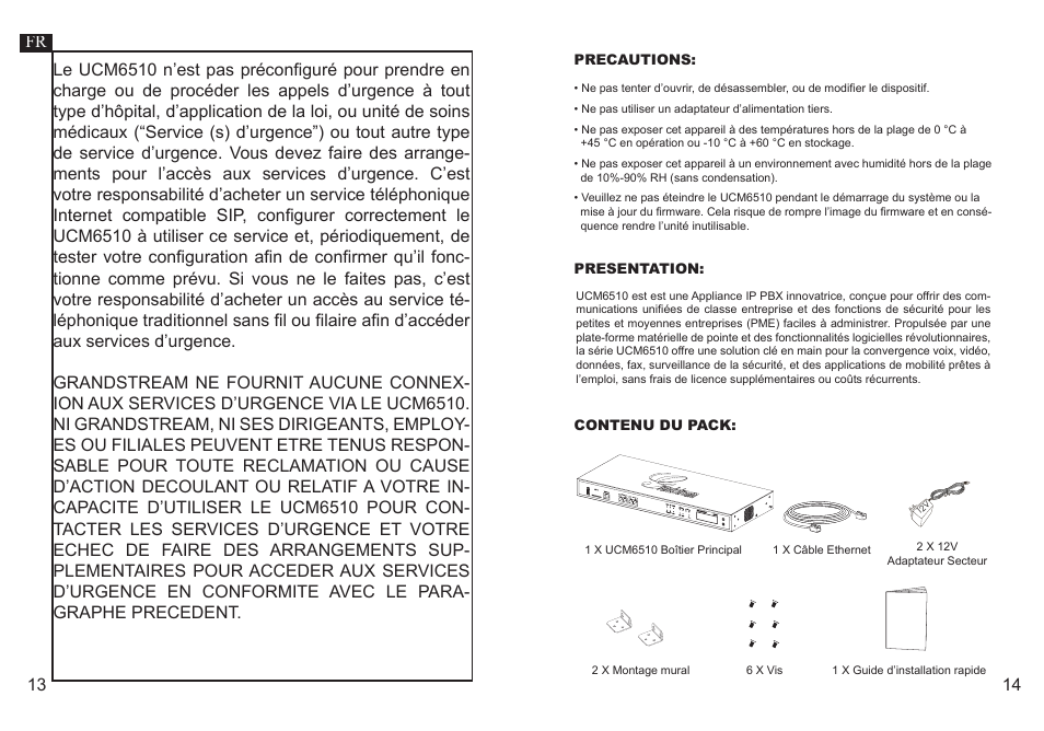 Grandstream UCM6510 Quick Installation Guide User Manual | Page 9 / 20