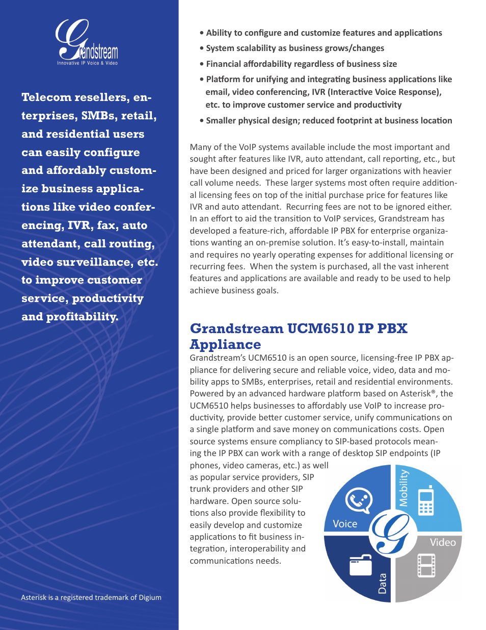 Grandstream ucm6510 ip pbx appliance | Grandstream UCM6510 Buyer's Guide User Manual | Page 4 / 17