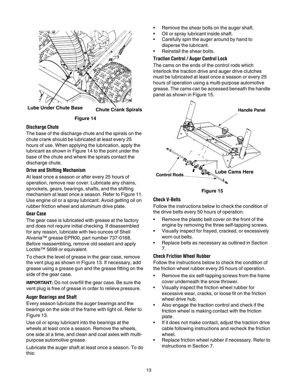 Cub Cadet 1345 SWE User Manual | Page 13 / 28