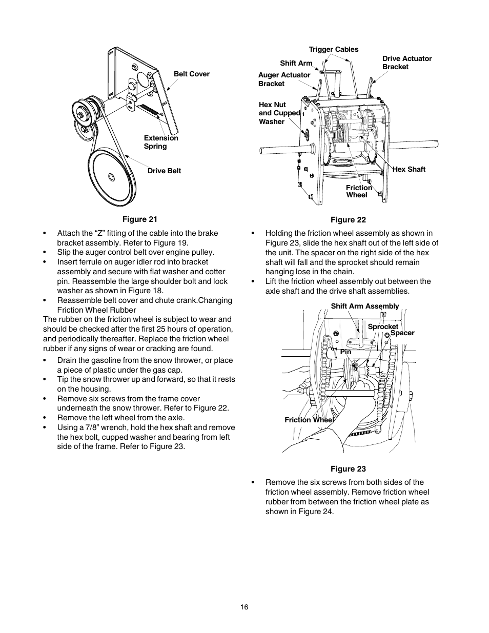 Cub Cadet 1345 SWE User Manual | Page 16 / 28