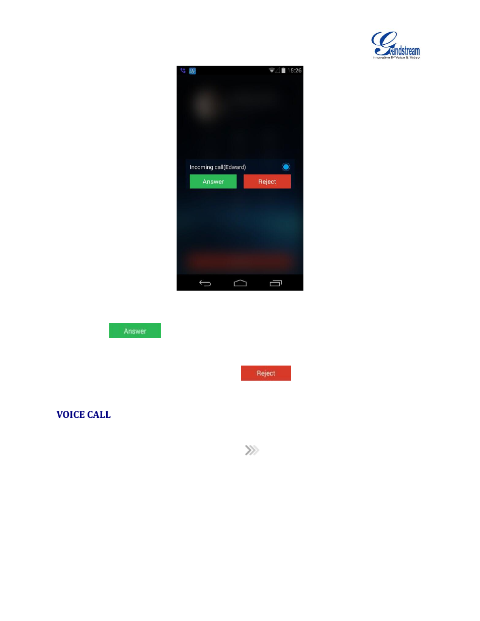Voice call, Figure 9: multiple calls | Grandstream Wave User Manual | Page 18 / 65