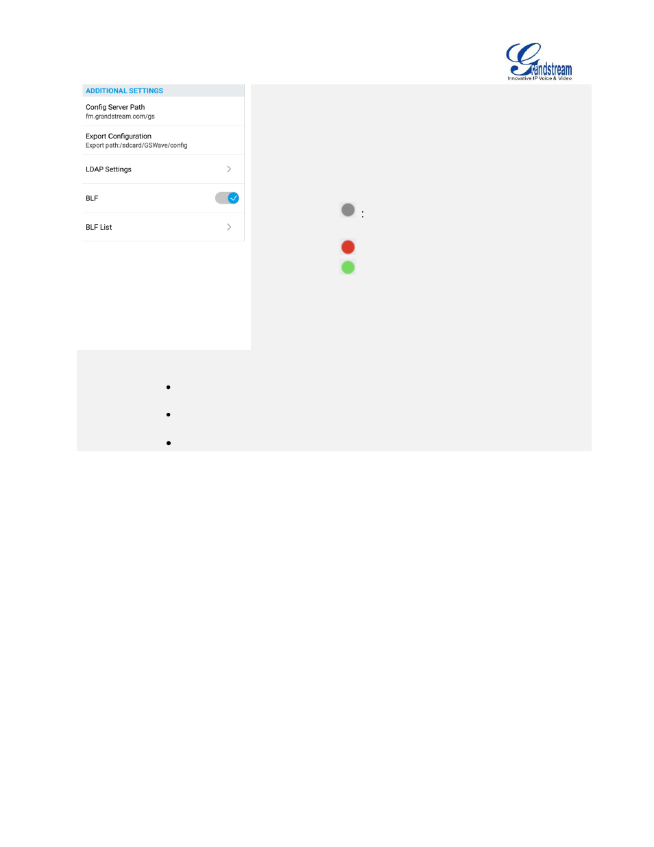 Grandstream Wave User Manual | Page 60 / 65