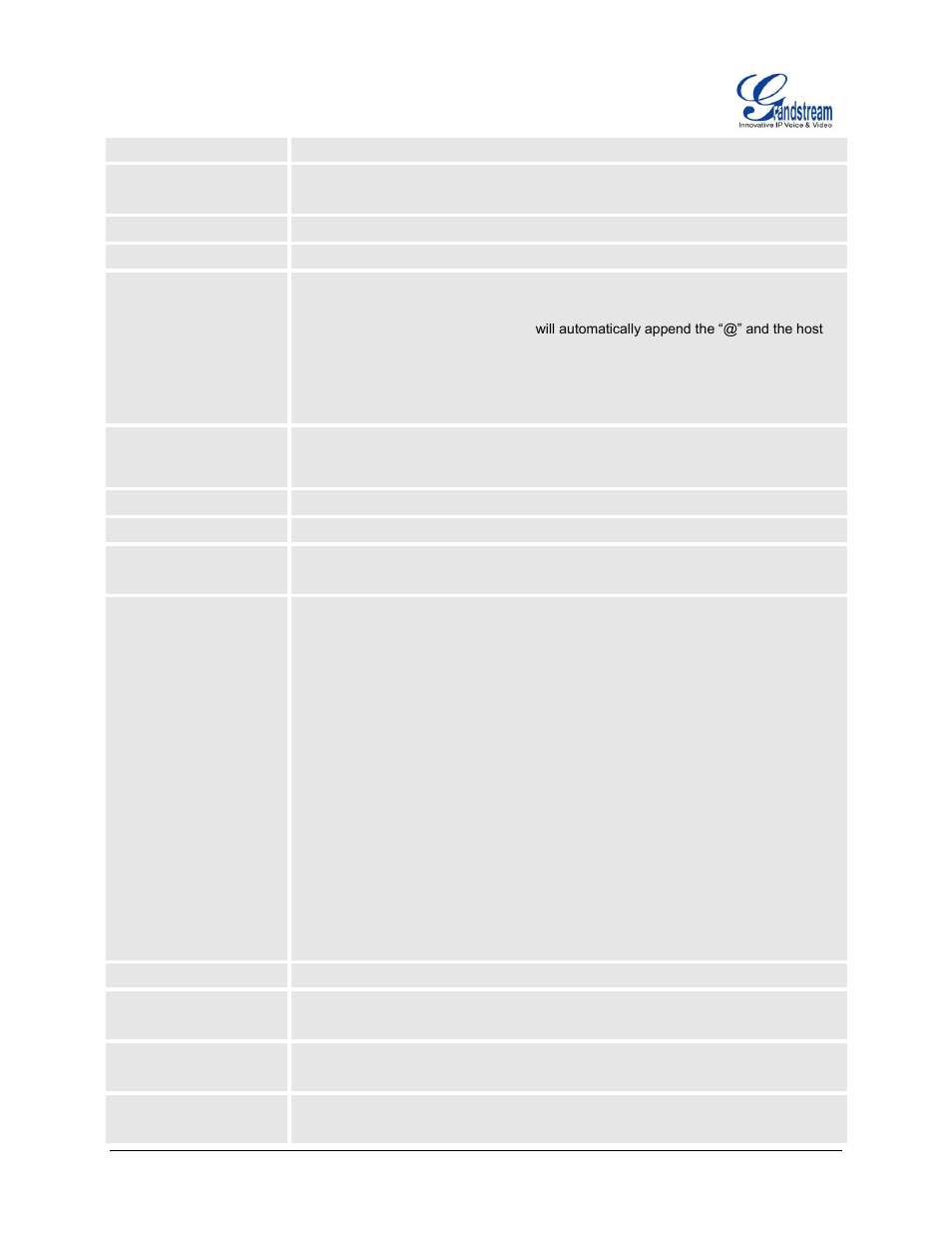 Offhook auto-dial delay | Grandstream HT503 User Manual User Manual | Page 45 / 66