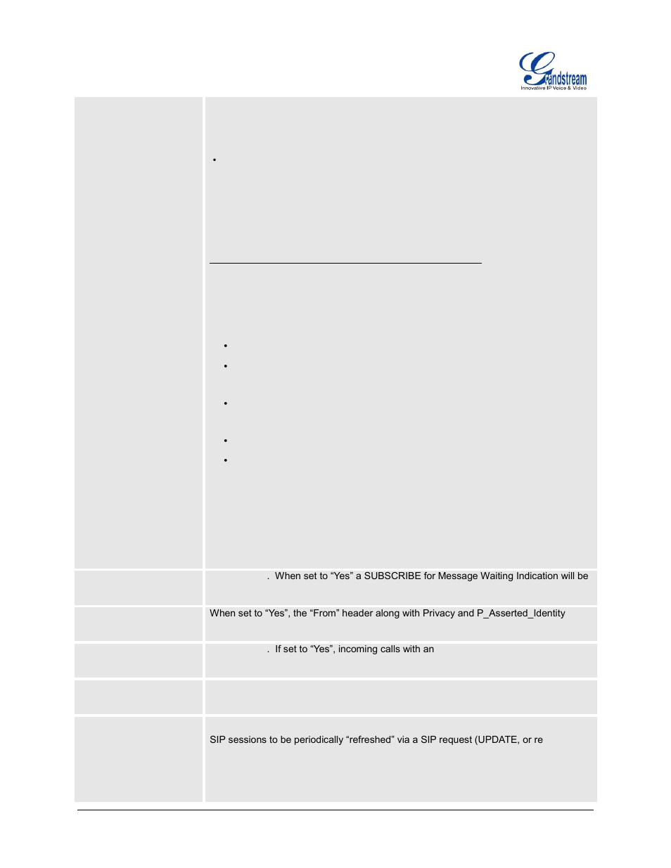 Grandstream HT503 User Manual User Manual | Page 47 / 66