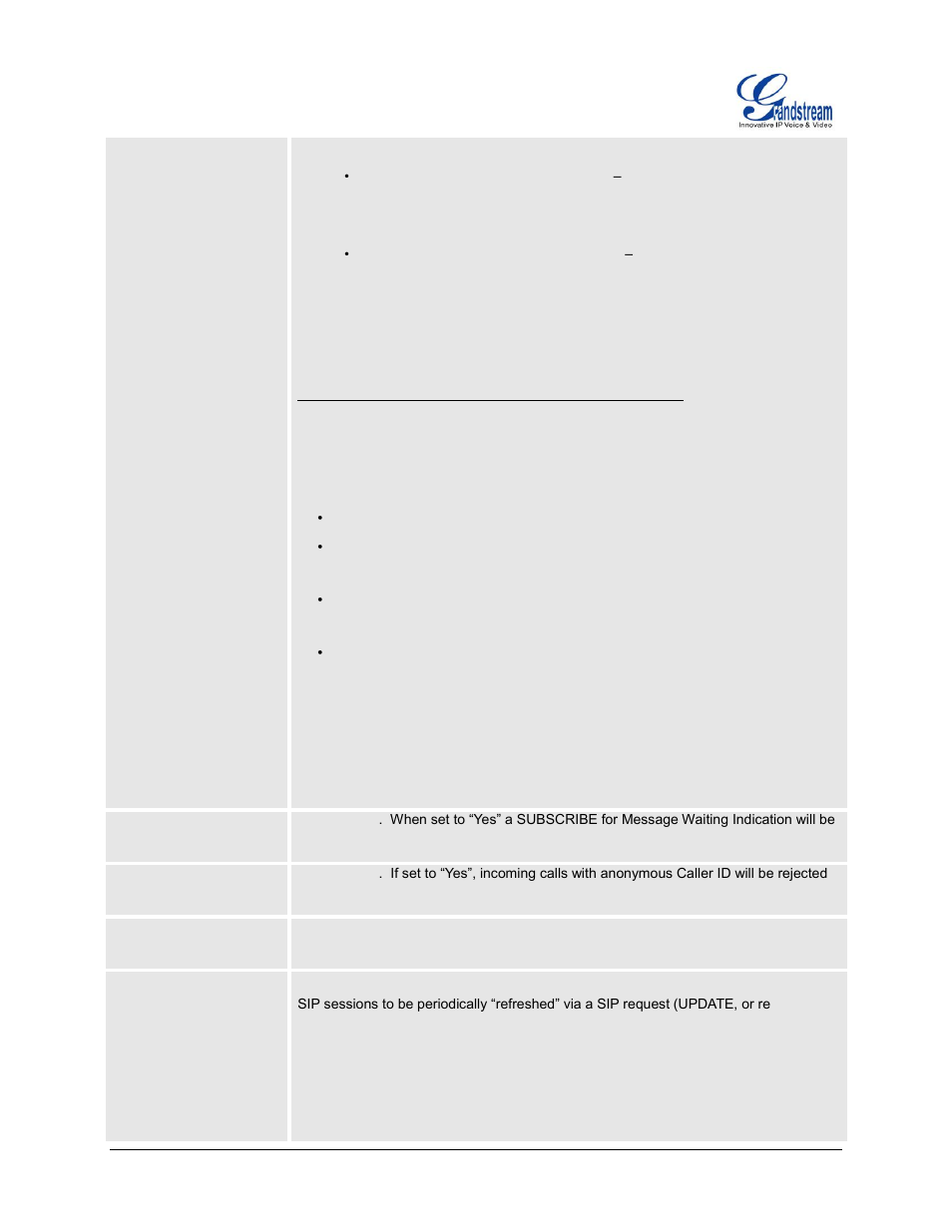 Grandstream HT503 User Manual User Manual | Page 54 / 66