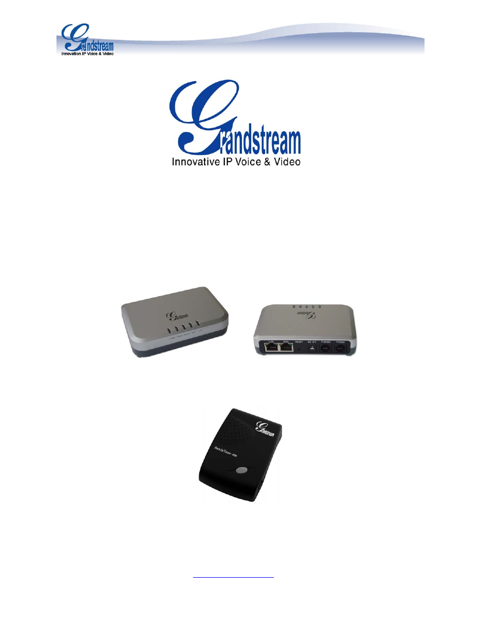 Grandstream Handytone 502 User Manual | 12 pages