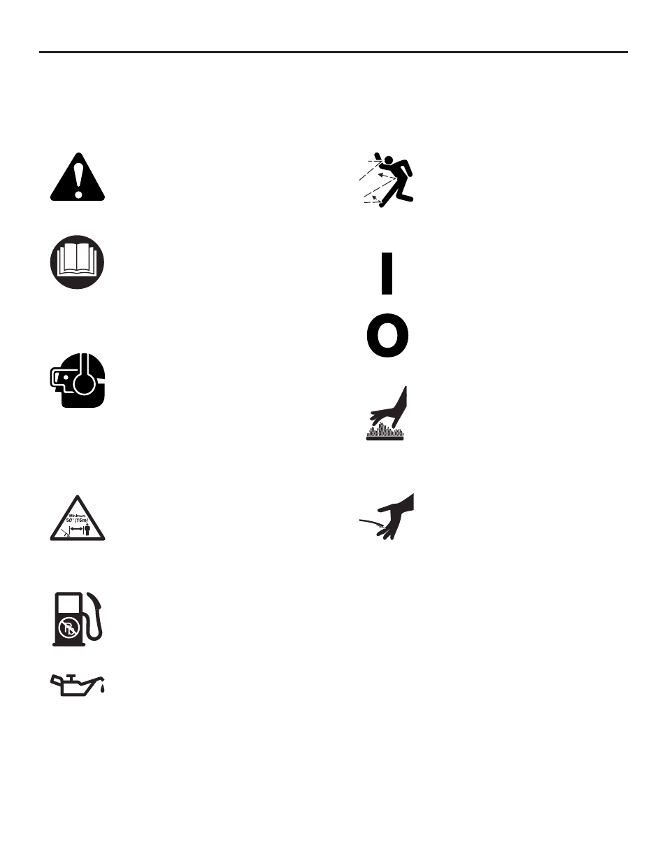 Safety (continued), Safety and international symbols | Cub Cadet CC2025 User Manual | Page 5 / 72