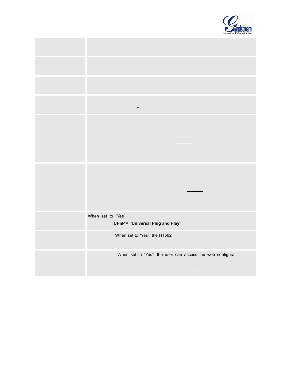 Grandstream HT502 User Manual User Manual | Page 32 / 56