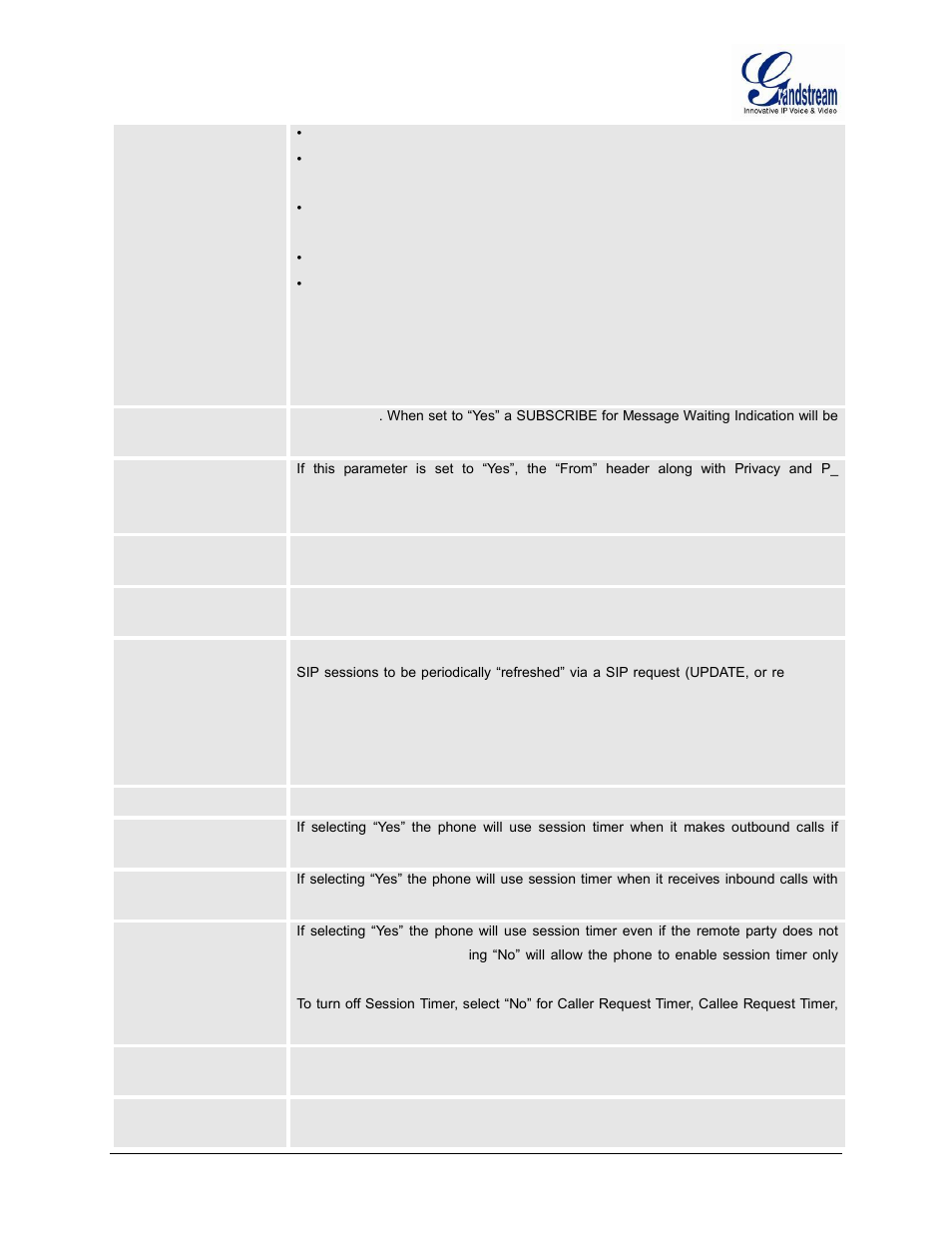 Grandstream HT502 User Manual User Manual | Page 46 / 56