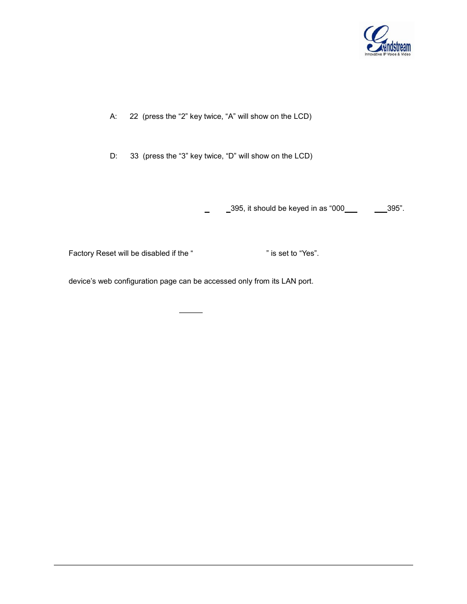 Grandstream HT502 User Manual User Manual | Page 56 / 56