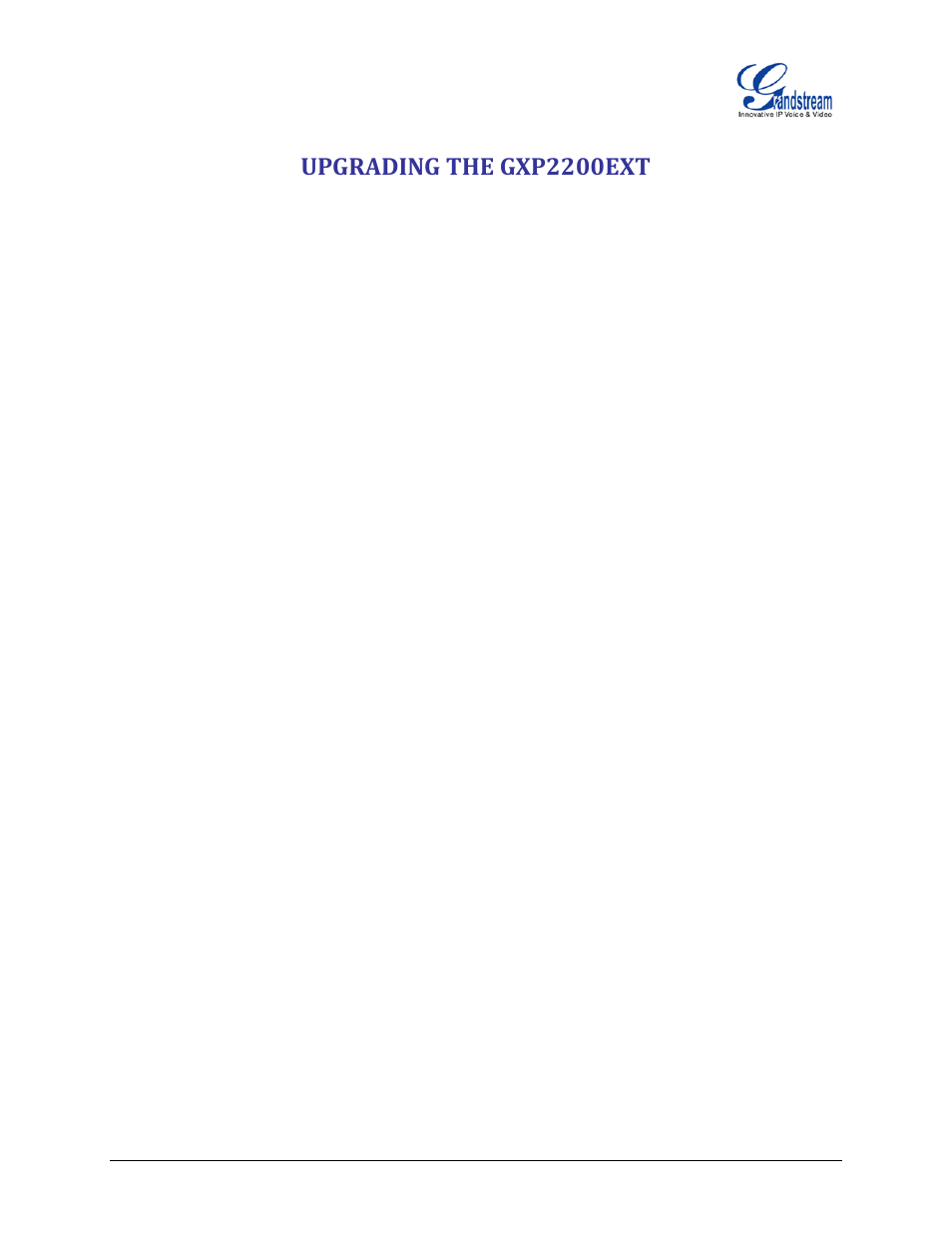 Upgrading the gxp2200ext | Grandstream GXP2200EXT User Manual User Manual | Page 23 / 27