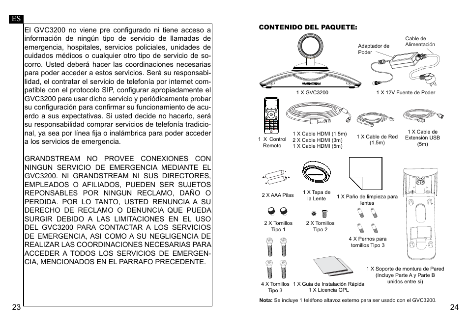 Grandstream GVC3200 Quick Installation Guide User Manual | Page 14 / 52