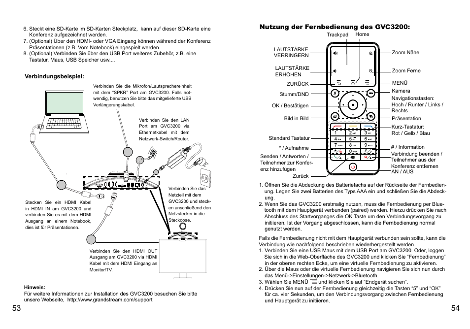 Grandstream GVC3200 Quick Installation Guide User Manual | Page 29 / 52