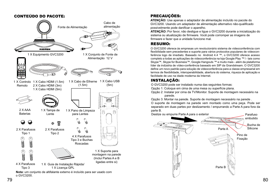 Grandstream GVC3200 Quick Installation Guide User Manual | Page 42 / 52