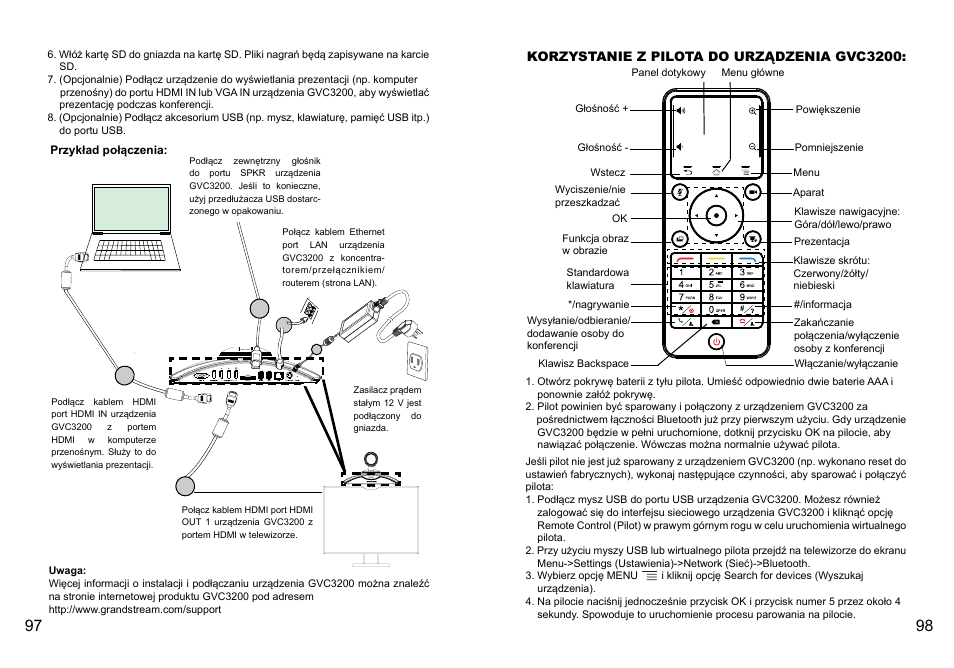 Grandstream GVC3200 Quick Installation Guide User Manual | Page 51 / 52