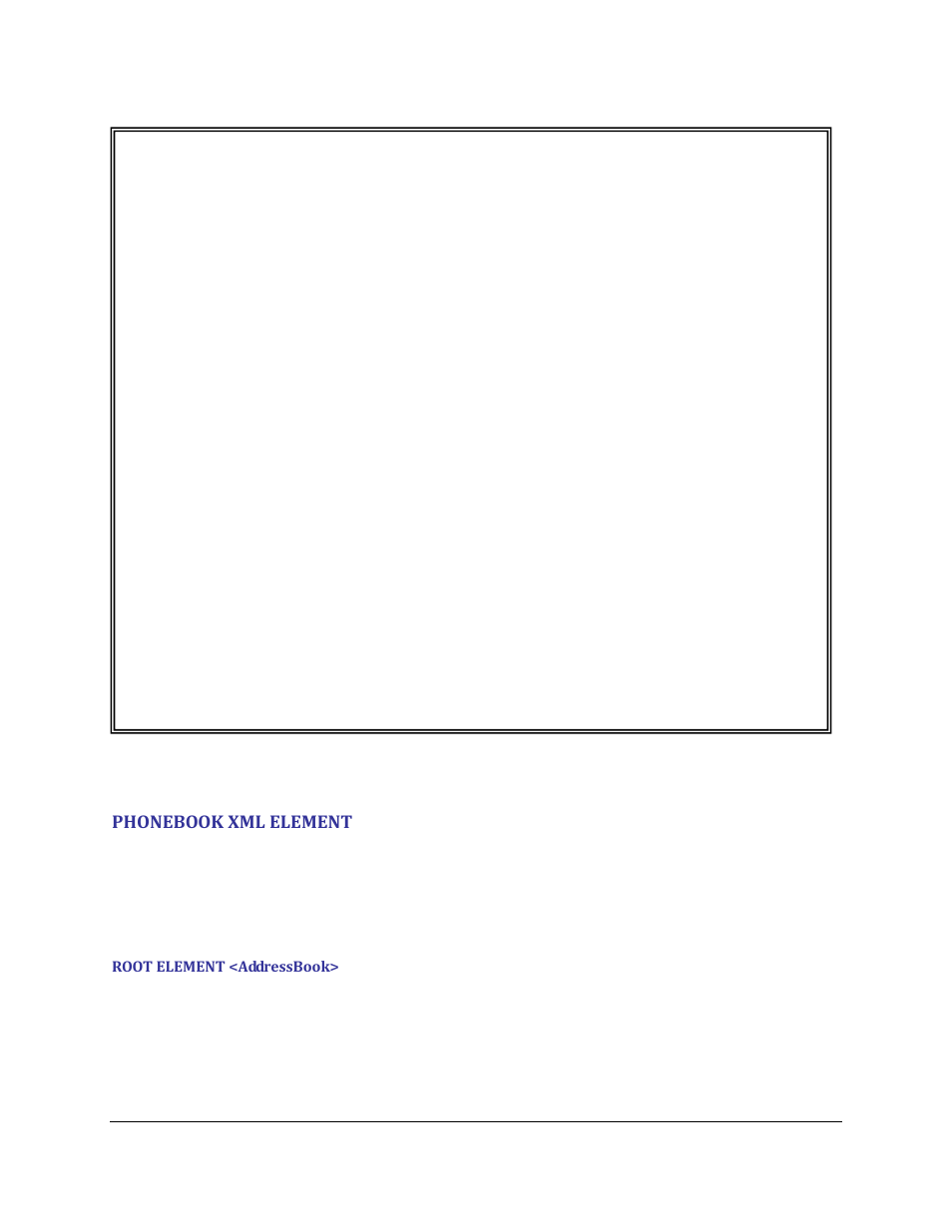 Phonebook xml element, Root element <addressbook | Grandstream GVC3200 phone book XML guide User Manual | Page 21 / 24