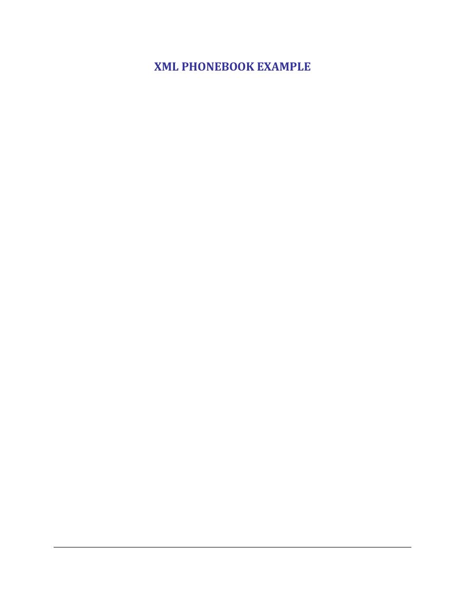 Xml phonebook example | Grandstream GVC3200 phone book XML guide User Manual | Page 24 / 24