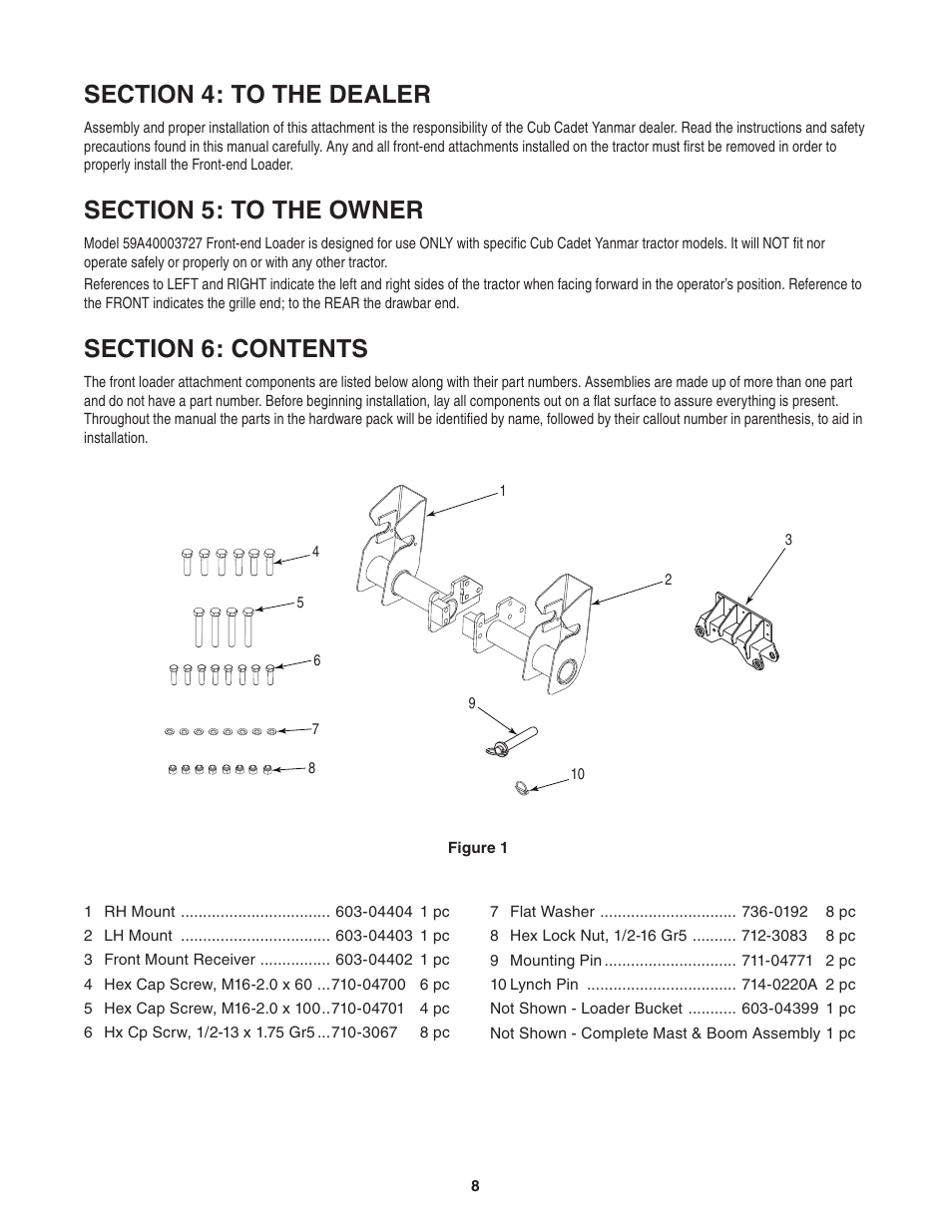 Cub Cadet 59A40003727 User Manual | Page 8 / 28