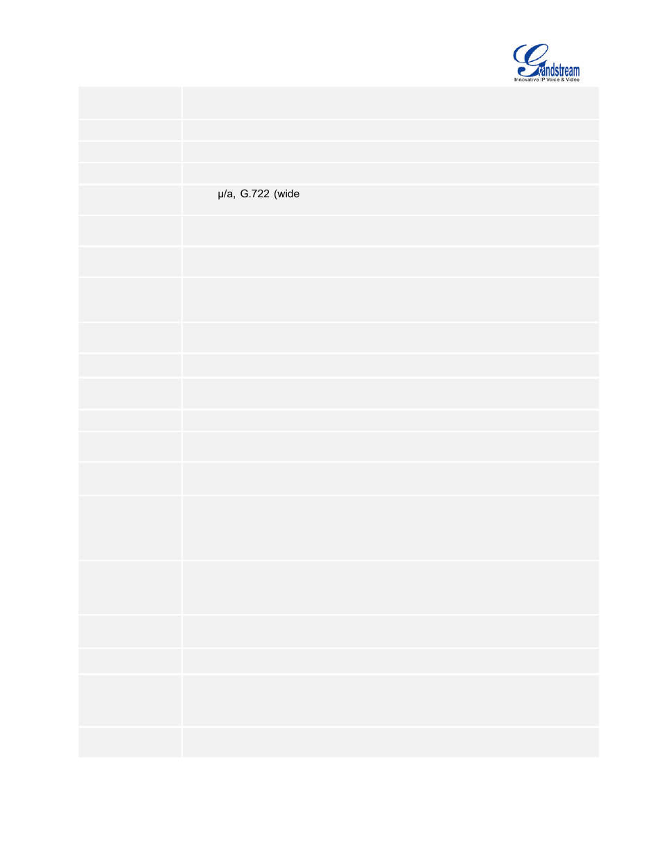 Grandstream GVC3200 Administration Guide User Manual | Page 10 / 62