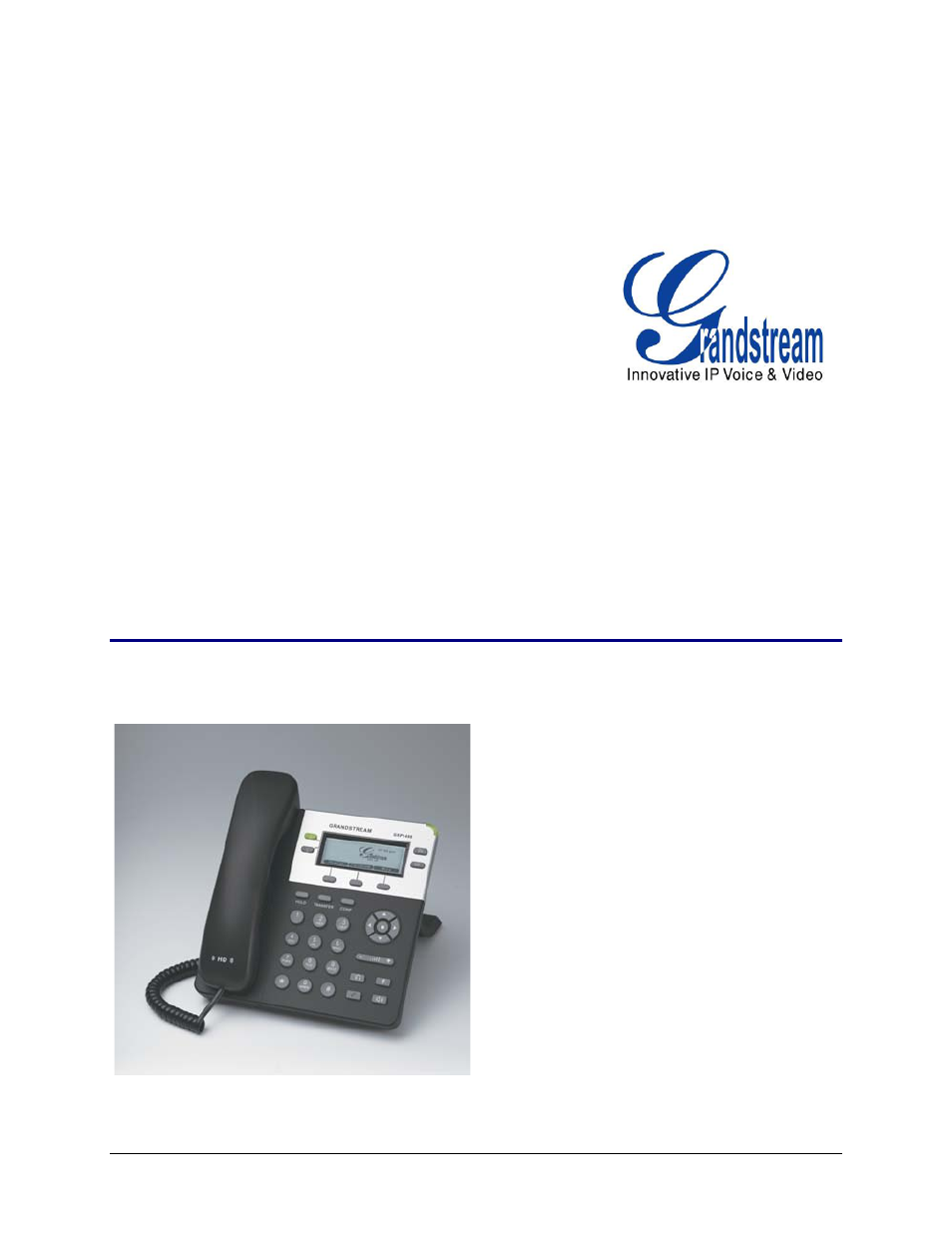 Grandstream GXP1450 User Manual | 39 pages