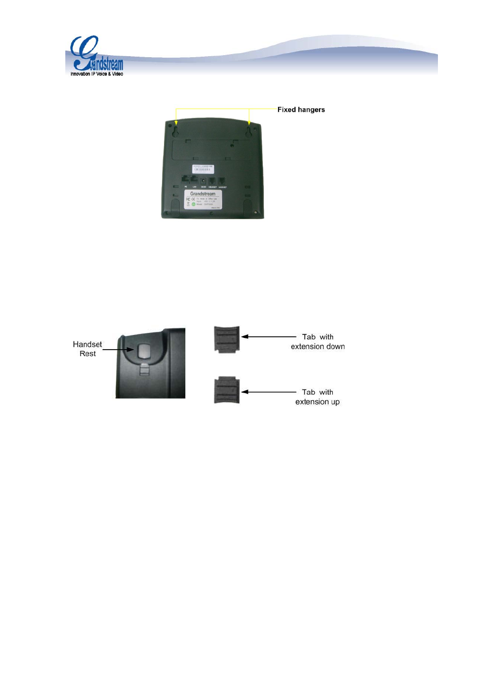 Configuring the gxp-1200 using a web browser | Grandstream GXP1200 User Manual | Page 4 / 6