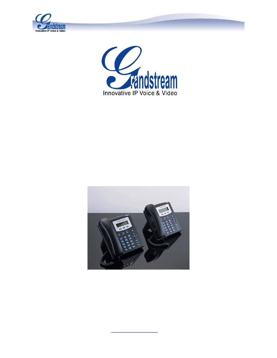 Grandstream GXP1200 User Manual | 8 pages