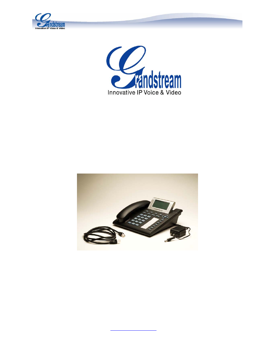 Grandstream GXP2000 User Manual | 6 pages