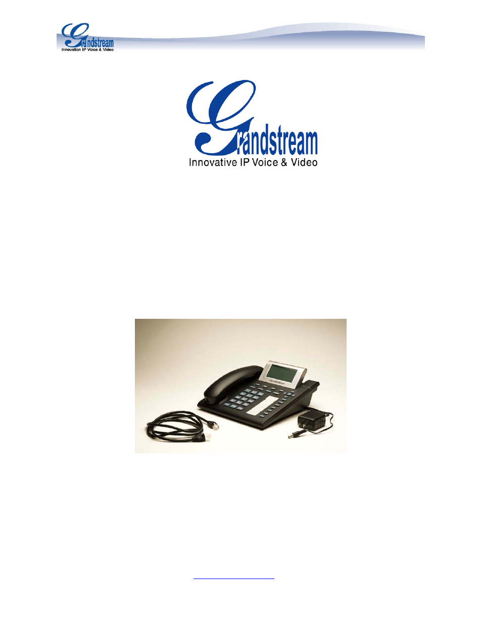 Grandstream GXP2000 User Manual | 7 pages