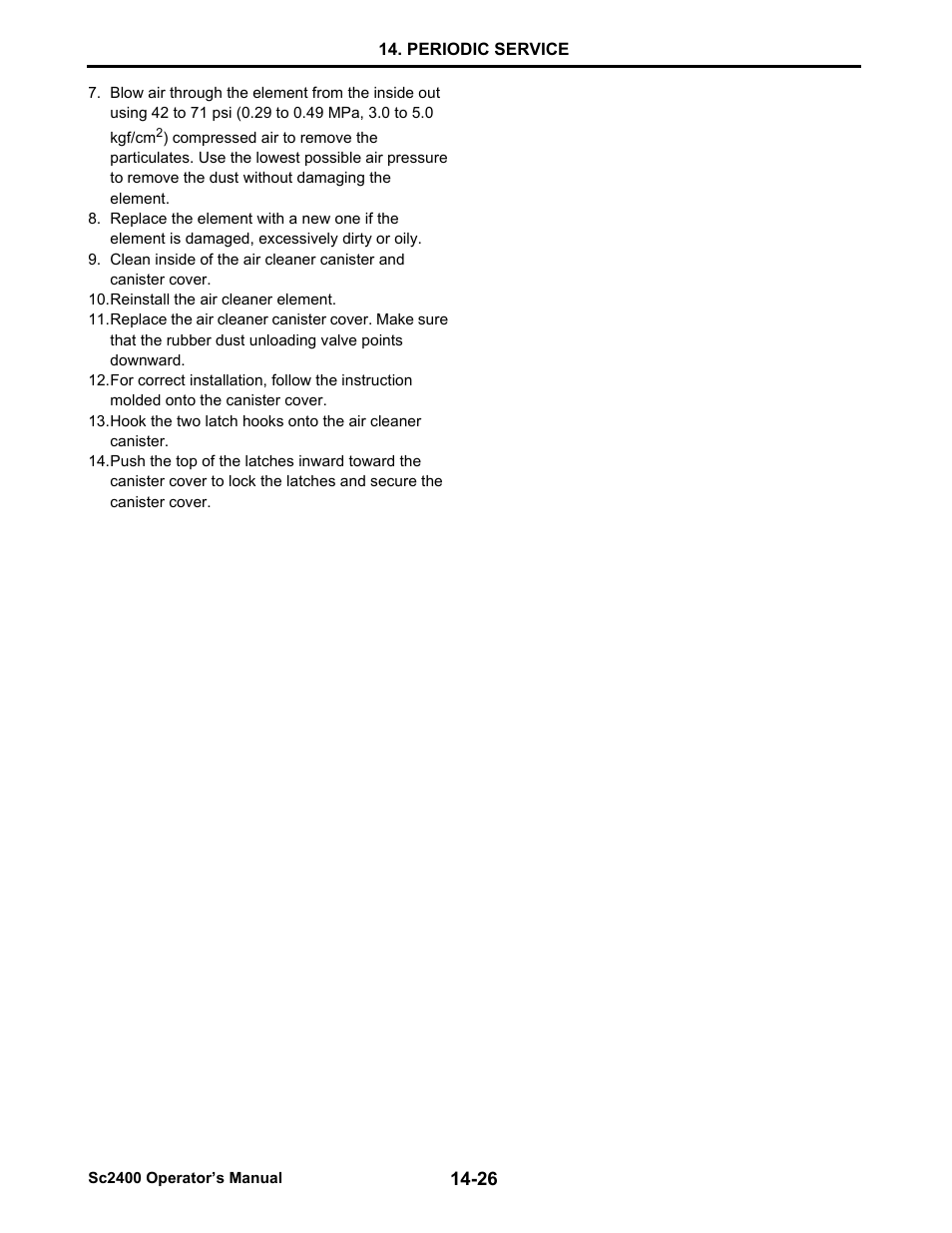 Cub Cadet SC2400 User Manual | Page 104 / 133