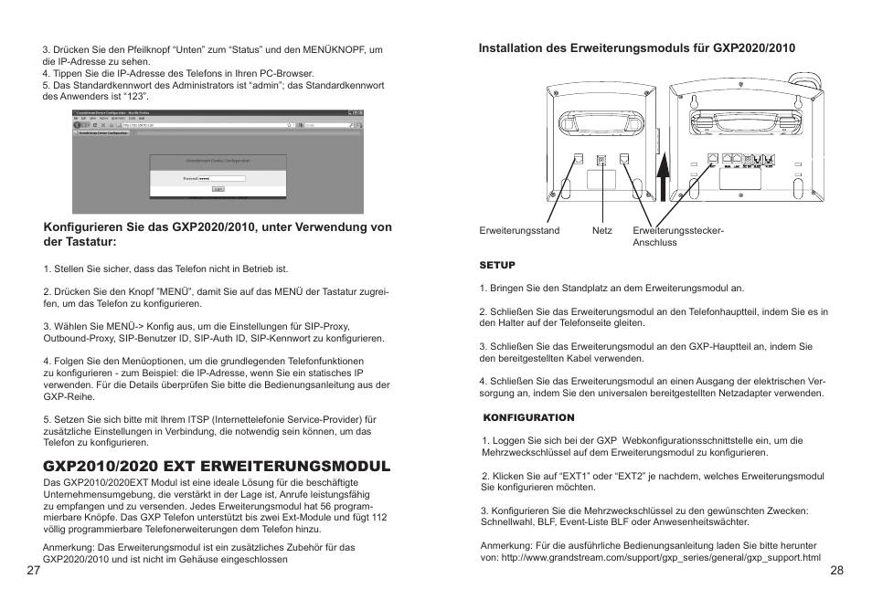 Grandstream GXP2010 User Manual | Page 15 / 22