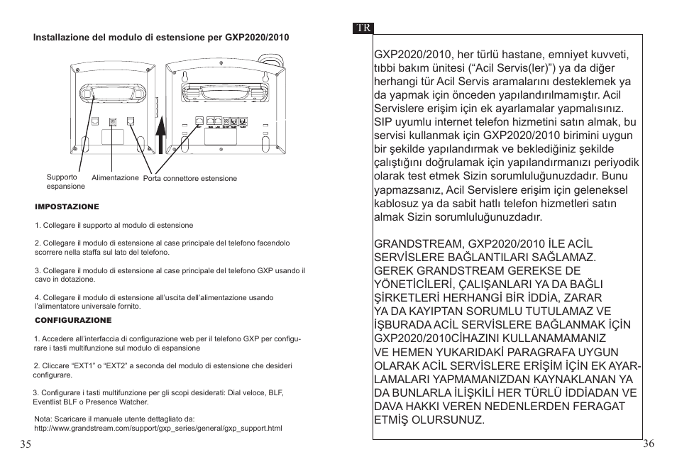 Grandstream GXP2010 User Manual | Page 19 / 22