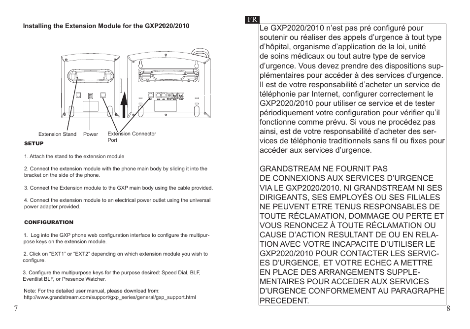 Grandstream GXP2010 User Manual | Page 5 / 22